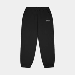 Dime Classic Small Logo Sweatpants, black