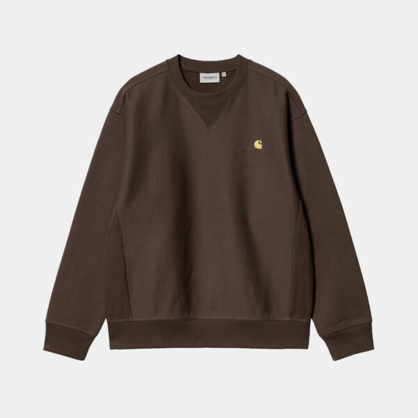 Carhartt American Script Sweat, tobacco