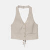 Striped poplin shirt with pocket detail - Image 3