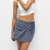 Dirty-effect denim overshirt - Image 4